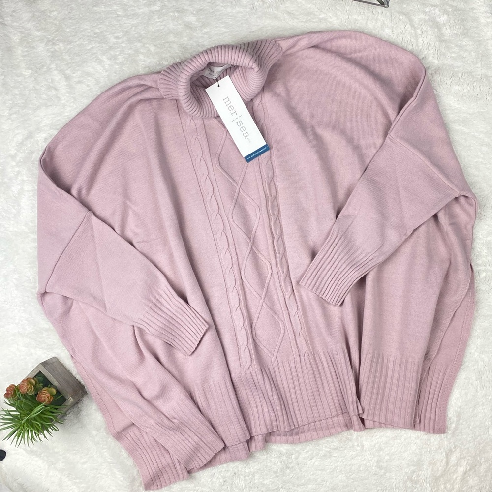 MER/SEA - Aberdeen traveler poncho sweater worn 1x!